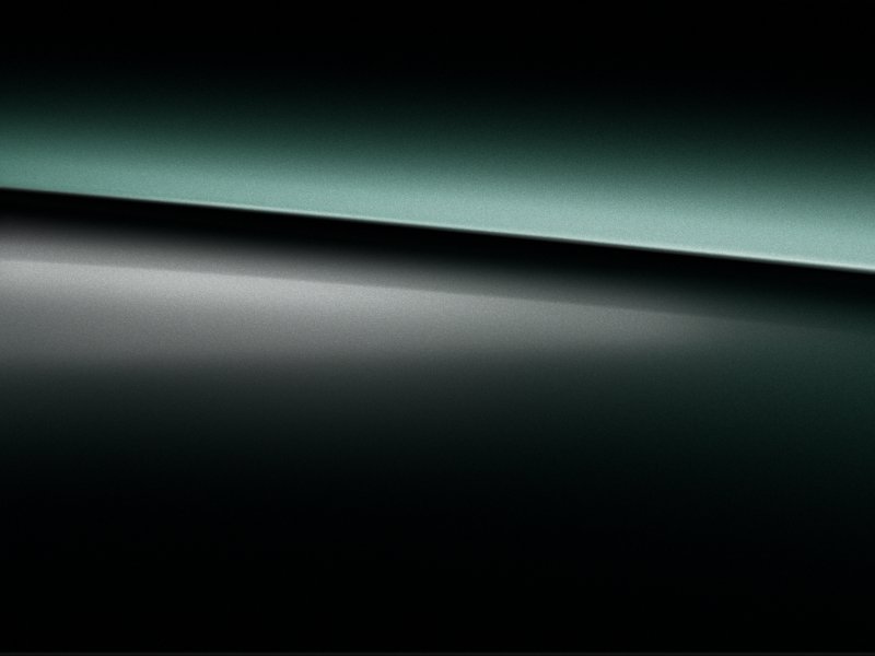 Vue de trois quarts de profil de la Mercedes GLE avec la peinture Métallisé - vert émeraude