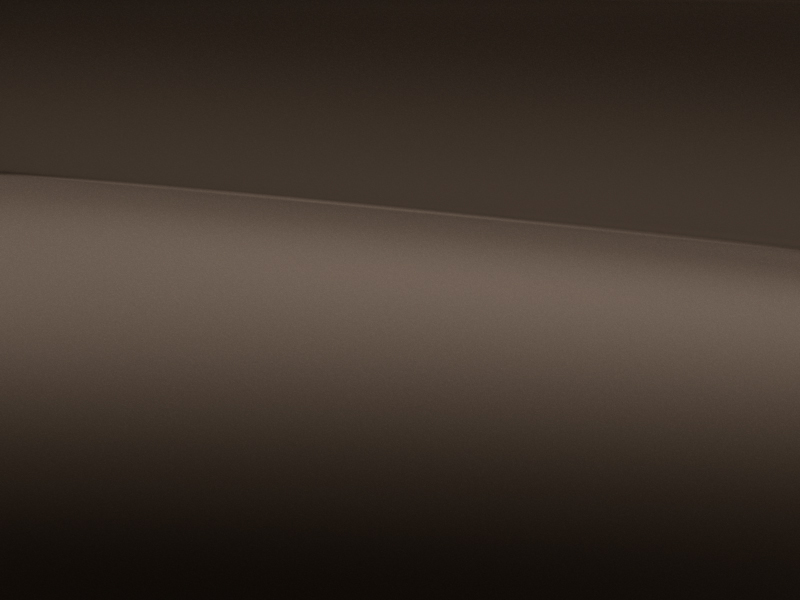 Vue de trois quarts de profil de la Mercedes-Benz classe G avec la Peinture magno - Marron citrine magno G manufaktur 
