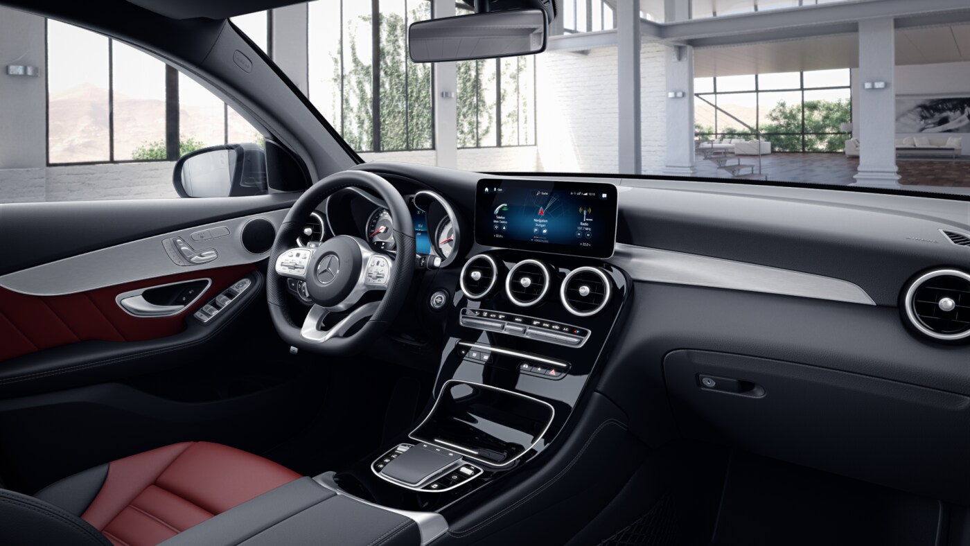 Intérieur de la Mercedes GLC Coupé - Finition AMG Line