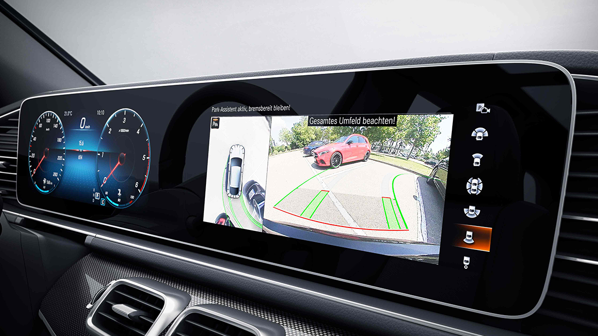 Ecran tactile de la Mercedes GLE Coupé - Finition AMG Line
