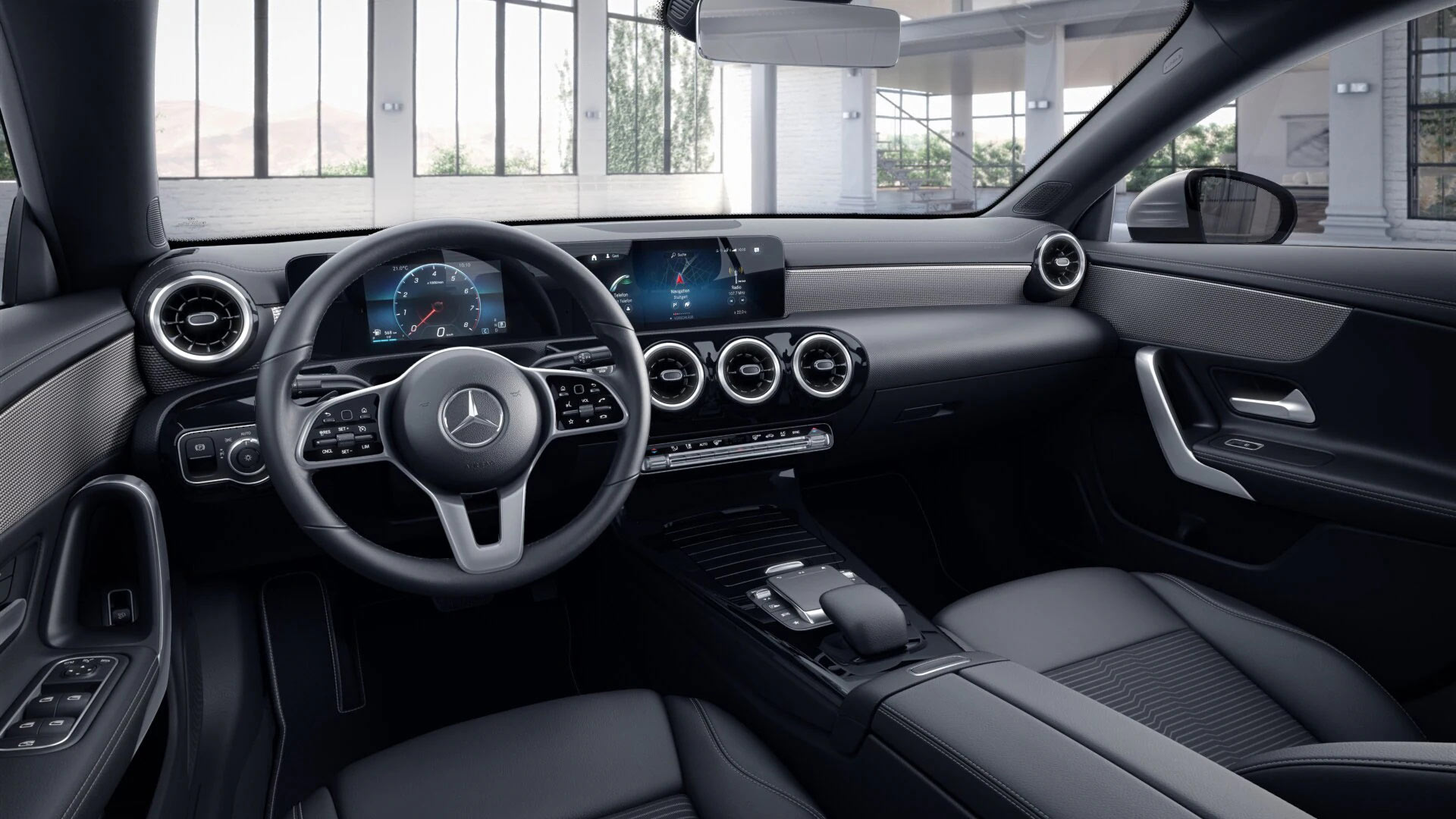 Sellerie de la Mercedes CLA - Finition Progressive