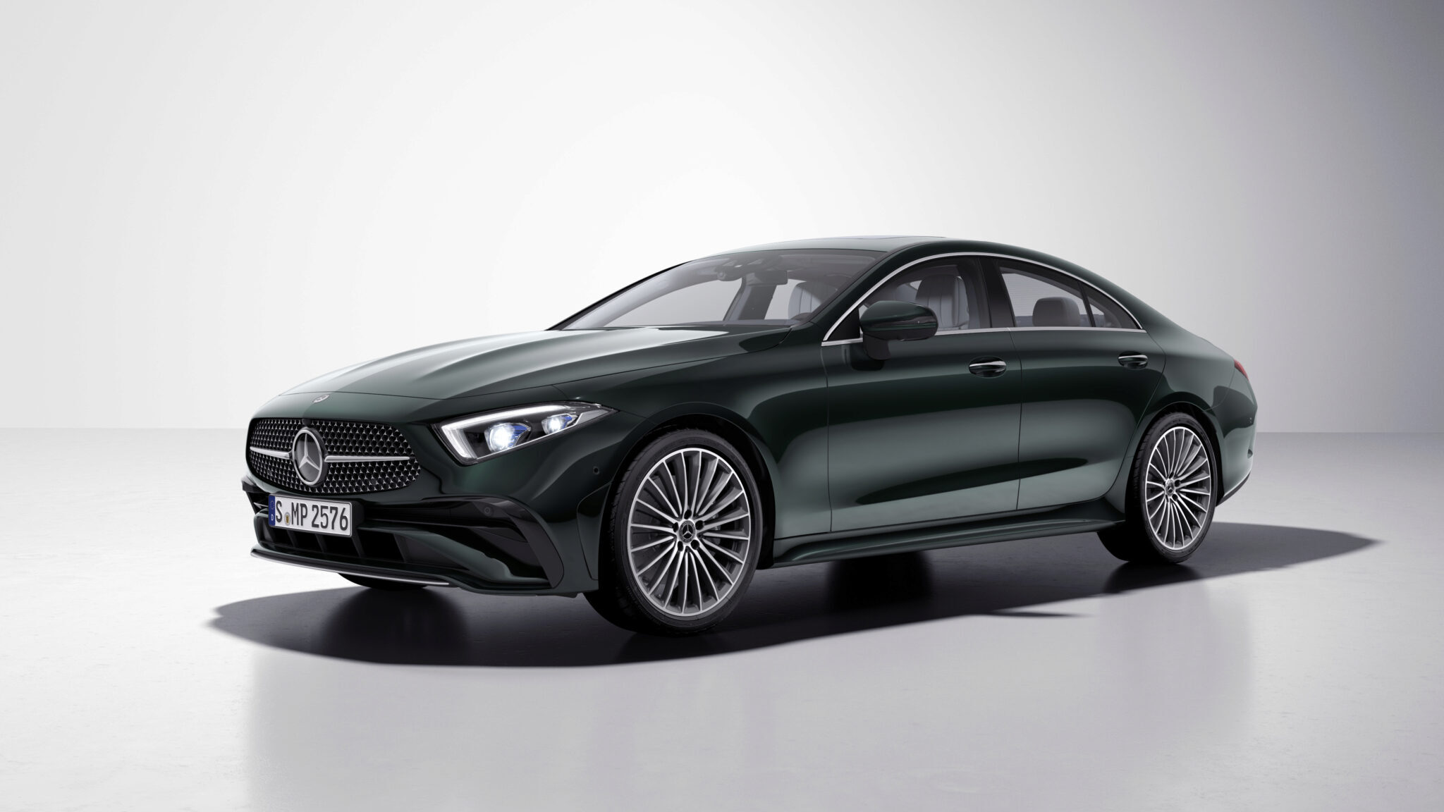 Mercedes Benz Nouveau CLS Coupé - Peinture spéciale - vert émeraude